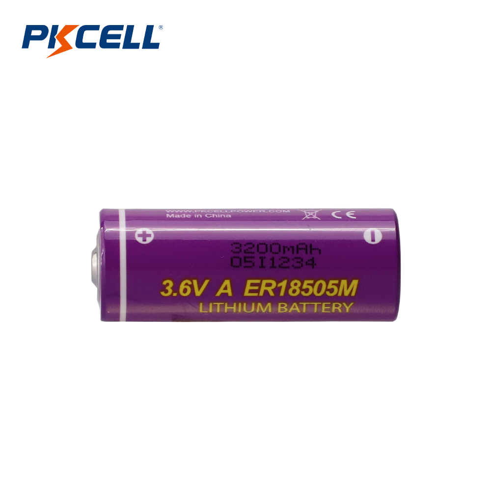 Nhà sản xuất pin/bộ pin Li-SOCL2 PKCELL ER18505M 3.6v 3200mAh