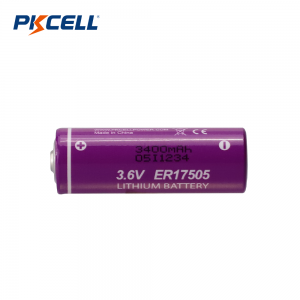 Batterie Li-SoCl2 3,6 V ER17505 (3 400 mAh)