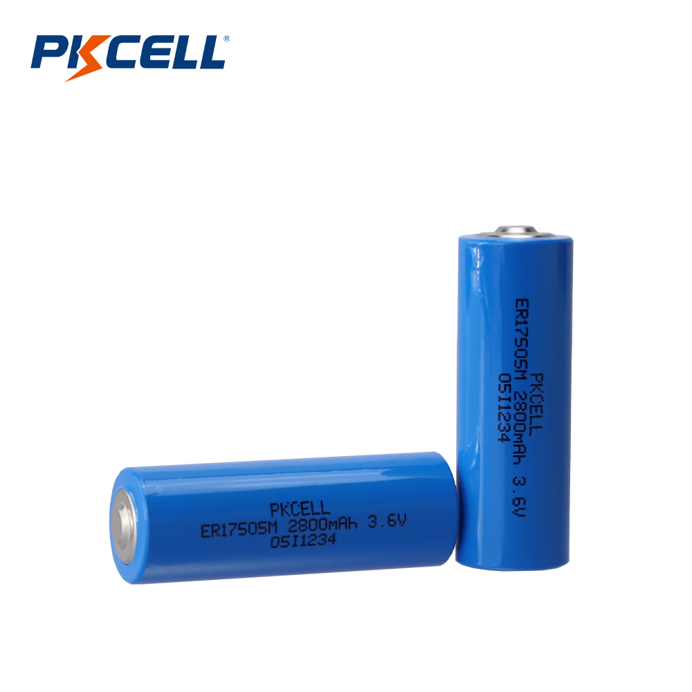 Nhà sản xuất pin PKCELL ER17505M 3.6V 2800mAh Li-SOCL2