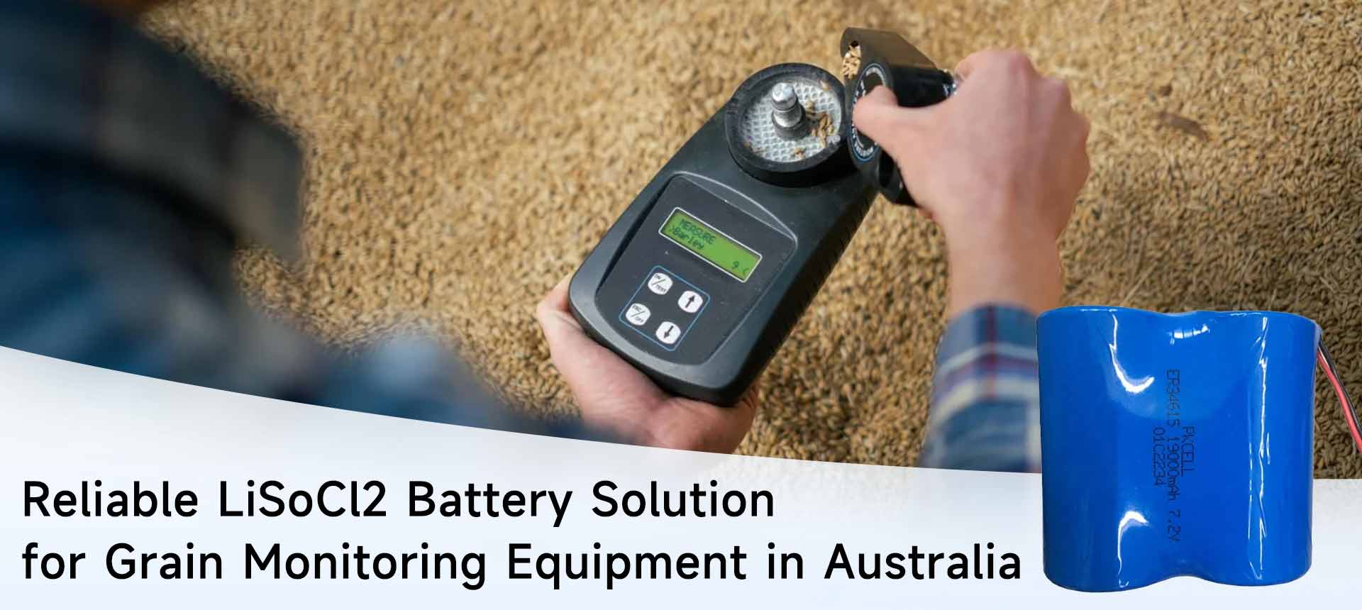 two hands are holding a grain monitoring device