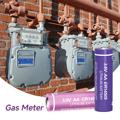 Gas Meter using pkcell lisocl2 battery