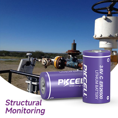 STRUCTURAL MONITORING Machine equied with pkcell battery