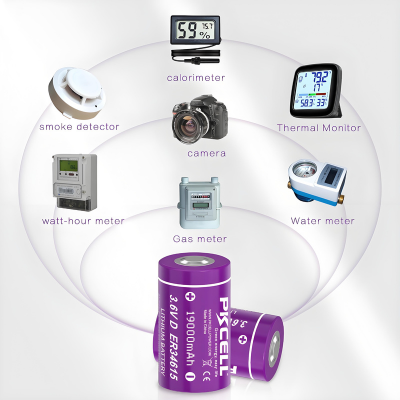 Utilisez la batterie ER34615 pour les appareils qui utilisent une faible énergie. Cela comprend des compteurs intelligents et des capteurs IoT. Ils ont besoin de puissance forte pendant longtemps.